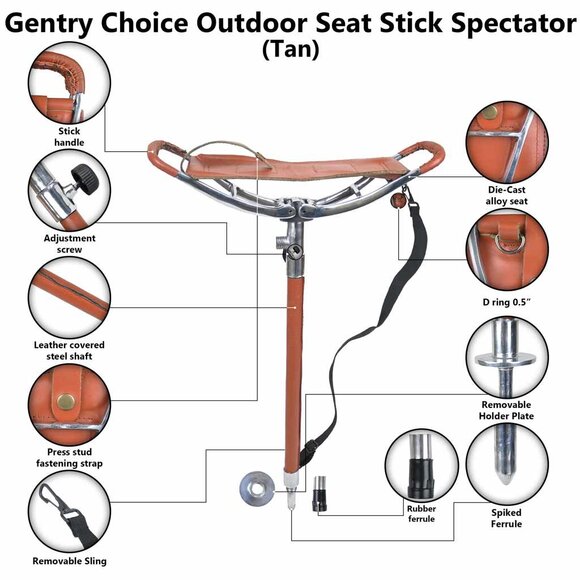 Portable Folding  Stool Lightweight Outdoor Chair for Hiking and Backpacking - Picture 14 of 15